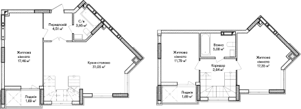 3-кімнатна 98.71м² номер - 54 зображення з Синергія Буд 3-кімнатна 98.71м² номер - 54 зображення з Синергія Буд