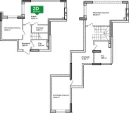 3-кімнатна 97.5м² номер - 93 зображення з Синергія Буд 3-кімнатна 97.5м² номер - 93 зображення з Синергія Буд