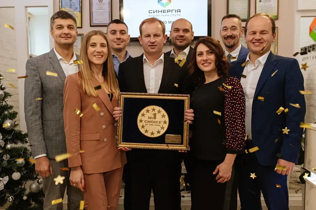 Будівельну групу "Синергія" визнали найкращим забудовником 2020 року на фестивалі "Вибір року" 