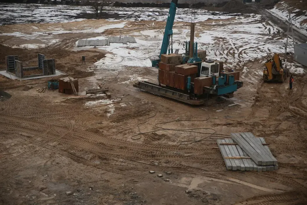 Завершуємо влаштування пальового поля під 20-ту секцію ЖК Синергія Сіті