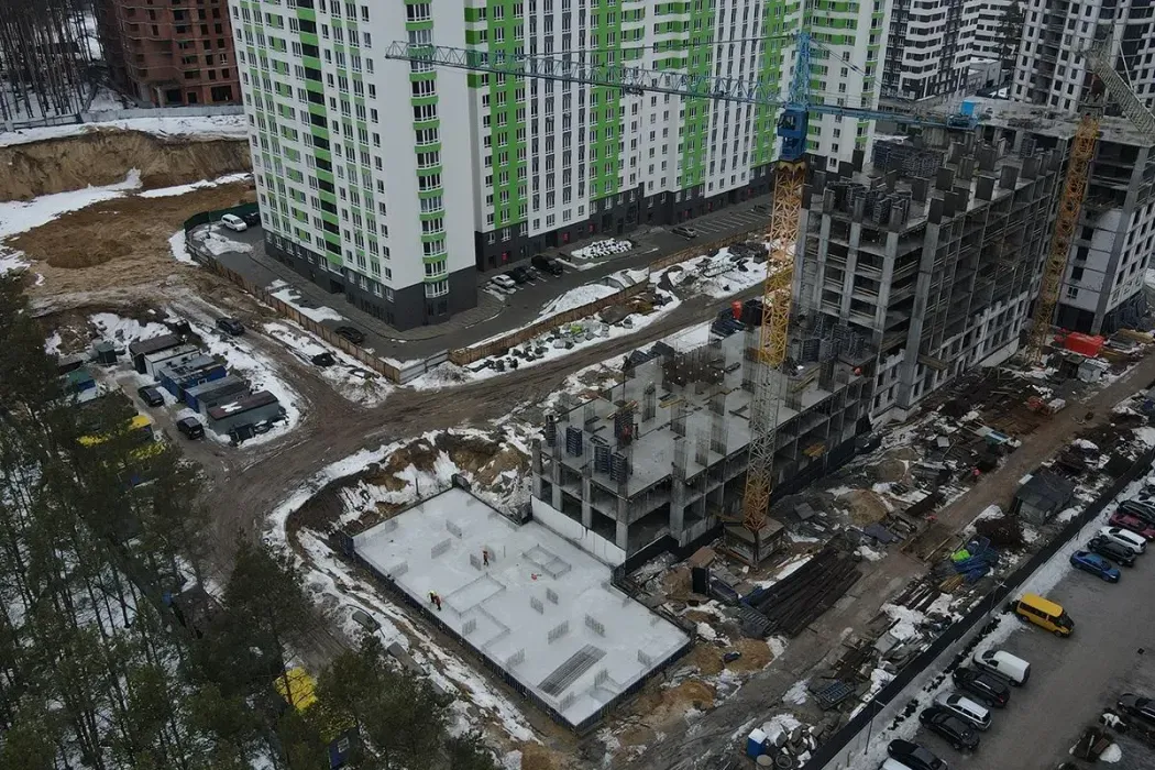 Вітаємо інвесторів 4-го будинку ЖК City Park II черга! Завершено роботи над монолітною плитою під будинок