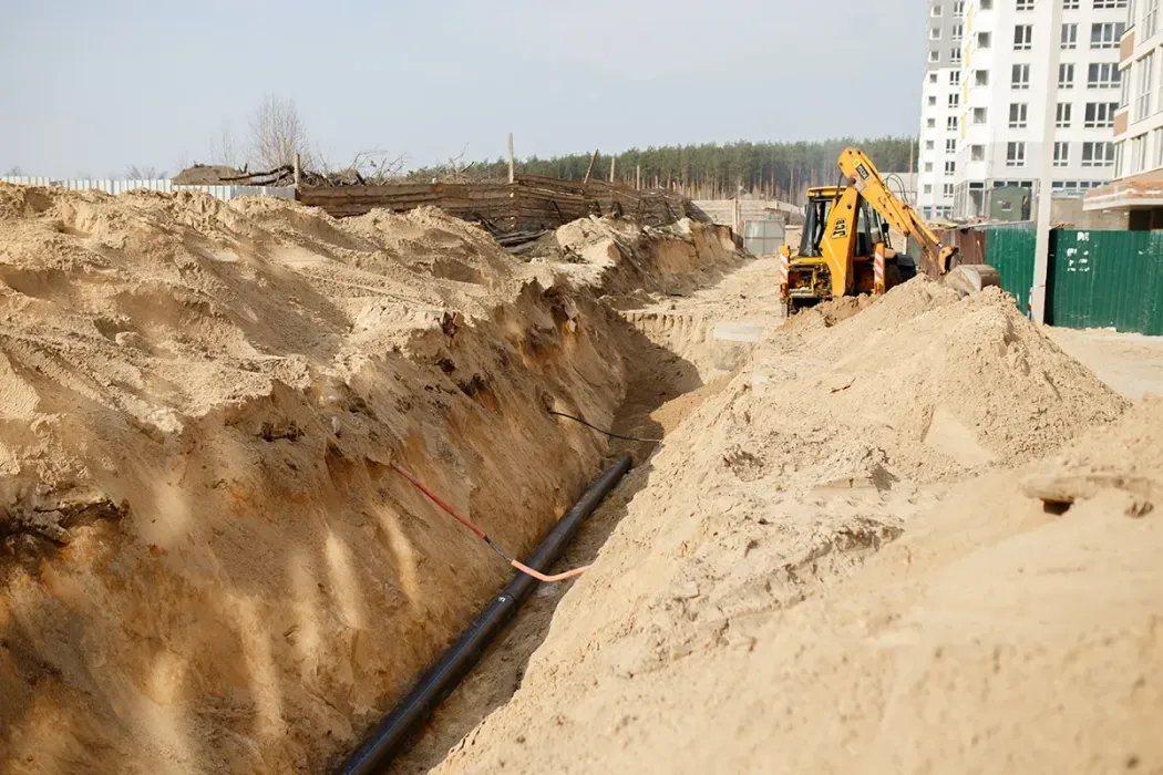 Будівництво водопровідної мережі на території ЖК Green Side розпочато!