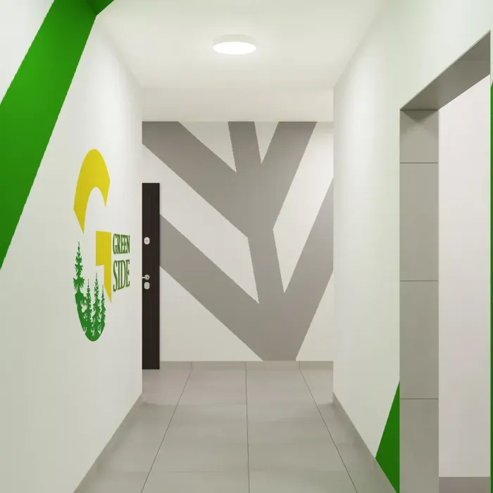 Свіжий дизайн інтер'єру житлового комплексу Green Side
