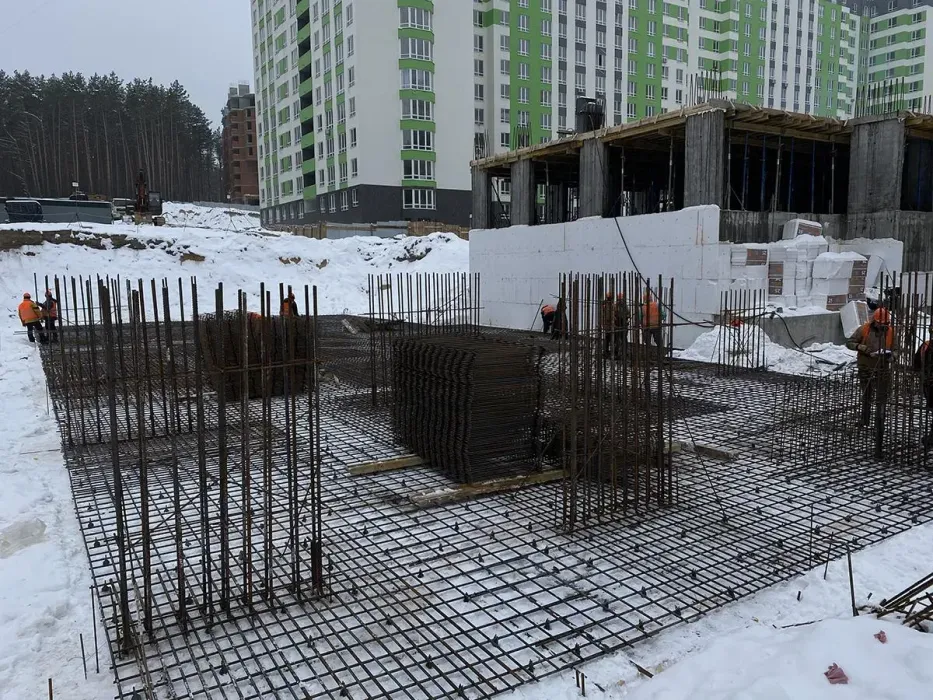 Влаштовуємо фундаментну плиту в останньому будинку ЖК City Park  II черга