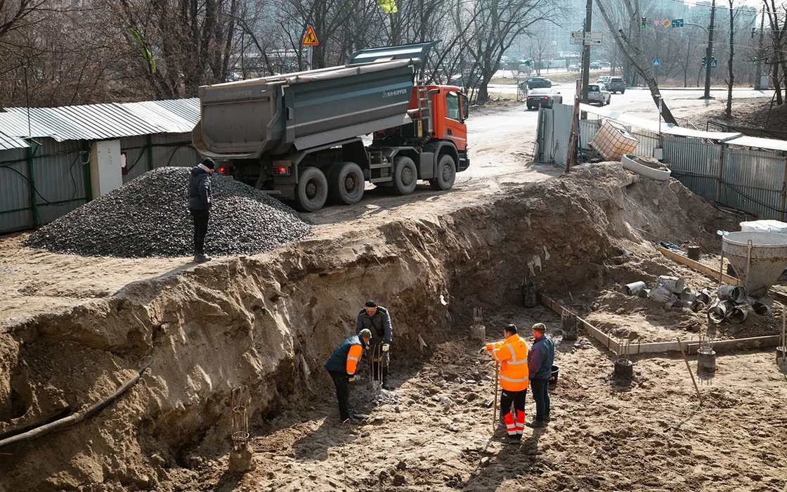 В ЖК Синергия Киев начали строительство финальной части подземного паркинга