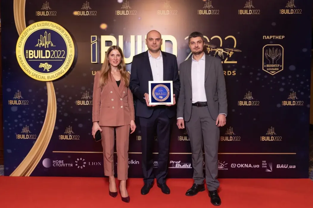 Будівельна група Синергія отримала звання Девелопера 2022 в UKRAINIAN SPECIAL BUILDING AWARDS IBUILD 2022