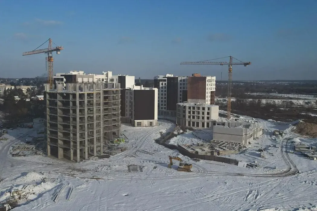 Моноліт готовий на 85%. В 10 та 11 секціях ЖК Синергія Сіті готові вже 8 поверхів!