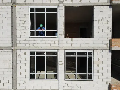 Панорамні вікна для найкращих краєвидів. В 10-й секції ЖК Синергія Сіті почали монтаж вікон. 