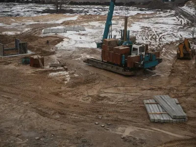 Завершуємо влаштування пальового поля під 20-ту секцію ЖК Синергія Сіті