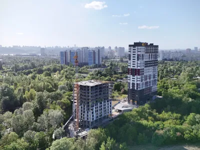 Моноліт 1 будинку ЖК «Синергія Київ» досяг екватору — вже готово 12 поверхів, рухаємо вгору! 