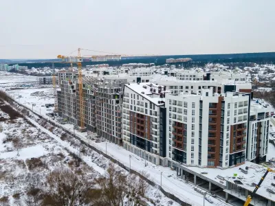 Ход строительства объектов Строительной группы Синергия в Киеве и Ирпене в январе 2023 года