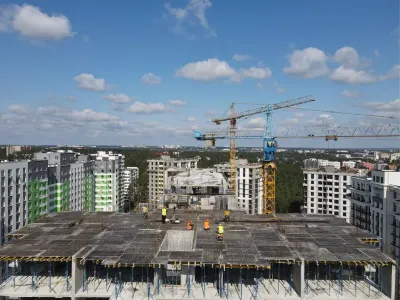 Готовність моноліту 98% та прокладання внутрішніх інженерних мереж в ЖК City Park II черга