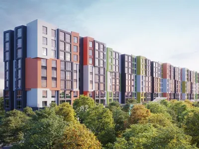 Новобудови передмістя Києва з цікавими архітектурними рішеннями