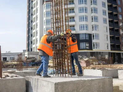 В 27 доме ЖК Синергия Сити начали монолитные работы