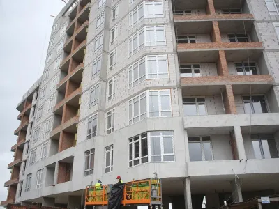 Готуємо до оздоблення фасади ЖК Синергія Сіті