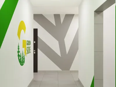 Свіжий дизайн інтер'єру житлового комплексу Green Side