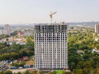 Завершаем монолитные работы 2 дома ЖК Синергия Киев