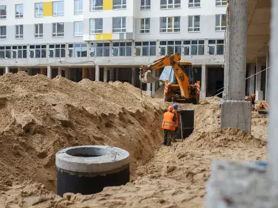Прокладання мереж водопостачання та каналізації для ЖК Green Side йде за планом