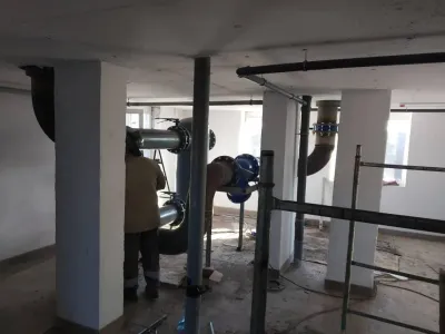 Прогрес влаштування дахової газової котельні в ЖК "City Park" за тиждень