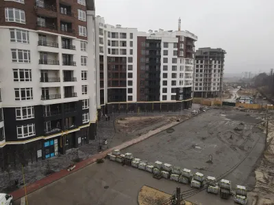 В ЖК Синергія Сіті продовжуємо облаштування паркувального майданчика