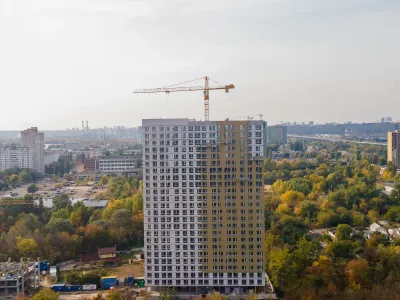 Старт фасадных работ! Утепляем 2 дом ЖК Синергия Киев минватой высочайшего качества