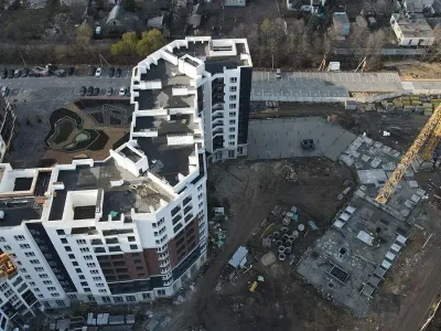 Фундаментні роботи в 13-му та 14-му будинках ЖК Синергія Сіті