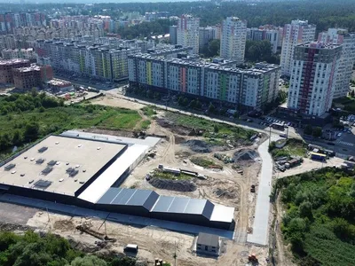 В районе Синергия появился новый торговый центр – скоро здесь откроется крупнейший «Сильпо» региона