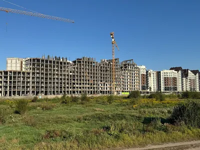 Завершили монолитные работы в 33 и 34 домах Синергия Сити