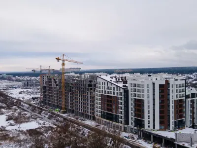 Ход строительства объектов Строительной группы Синергия в Киеве и Ирпене в декабре 2023 года