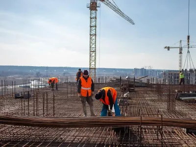 Ход строительных работ в 13 и 14 домах ЖК Синергия Сити