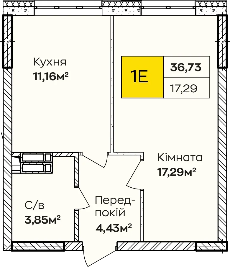 Купити 1-кімнатну квартиру в Ірпені