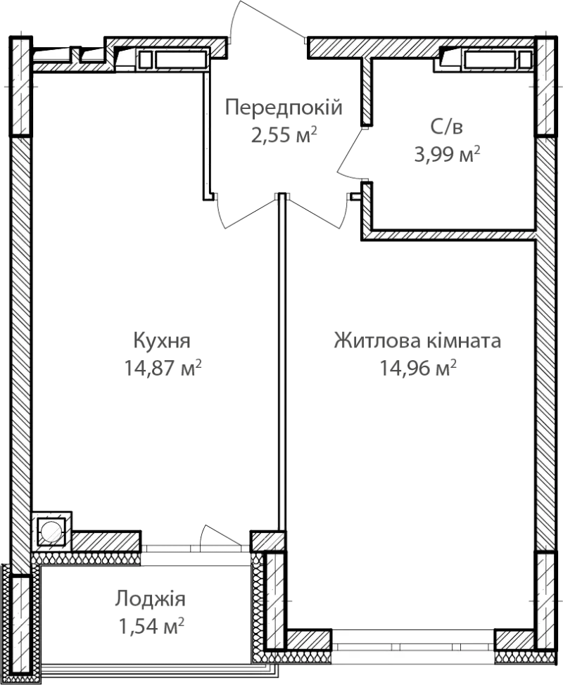 Купити 1-кімнатну квартиру в Ірпені