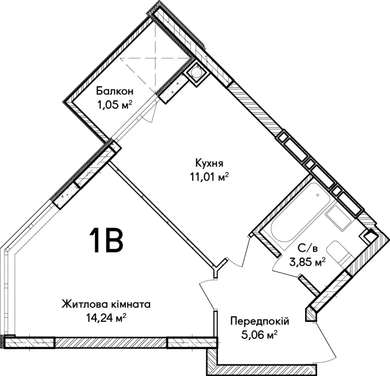 Купити 1-кімнатну квартиру в Ірпені