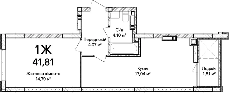 Купити 1-кімнатну квартиру в Ірпені