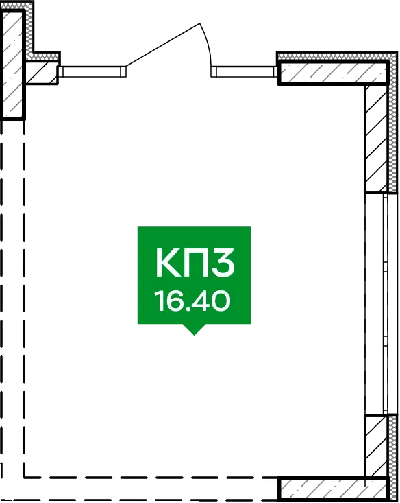 Купить 1-комнатную квартиру  в Ирпене