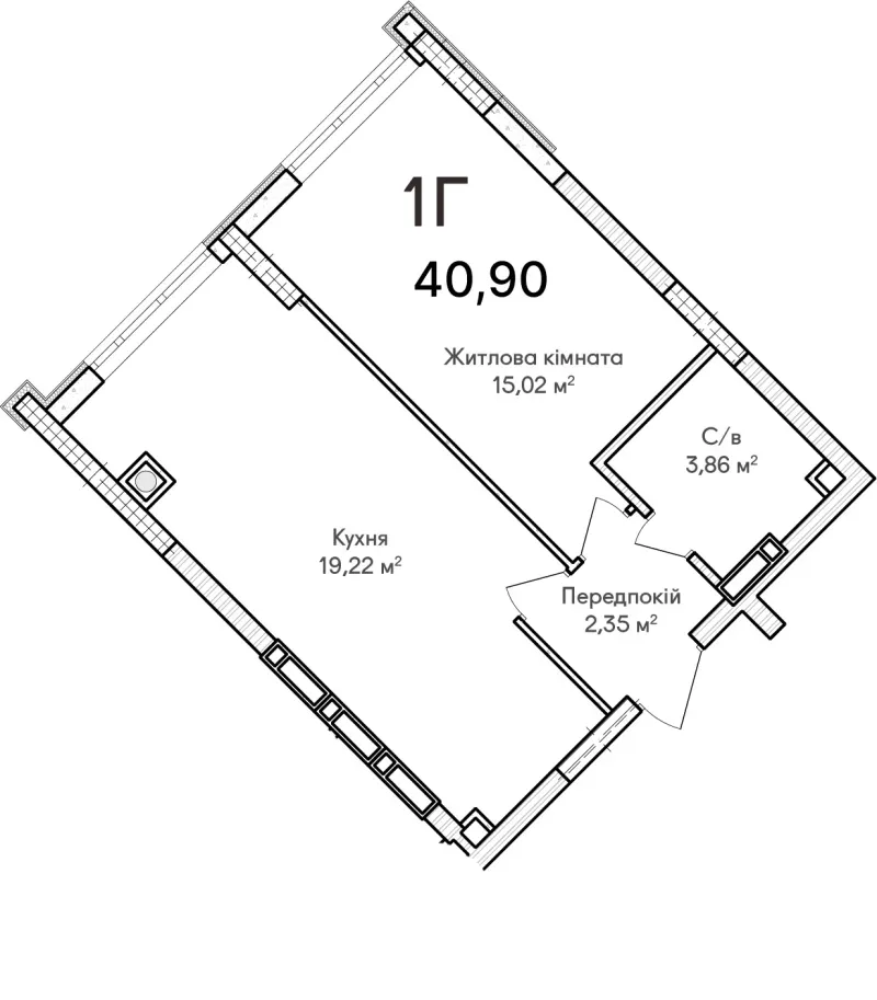 Купити 1-кімнатну квартиру в Ірпені