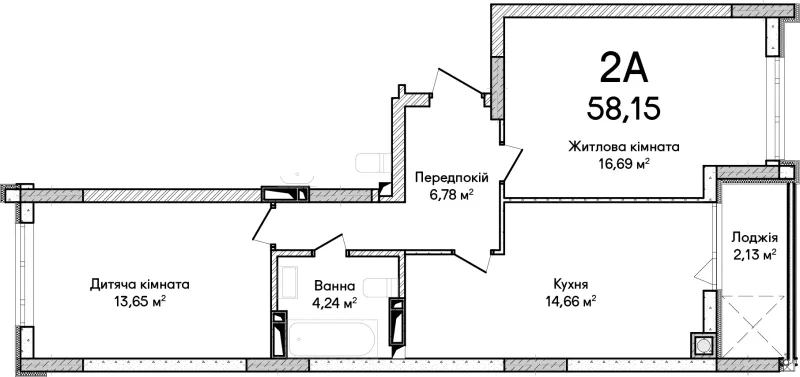Купити 2-кімнатну квартиру  в Ірпені