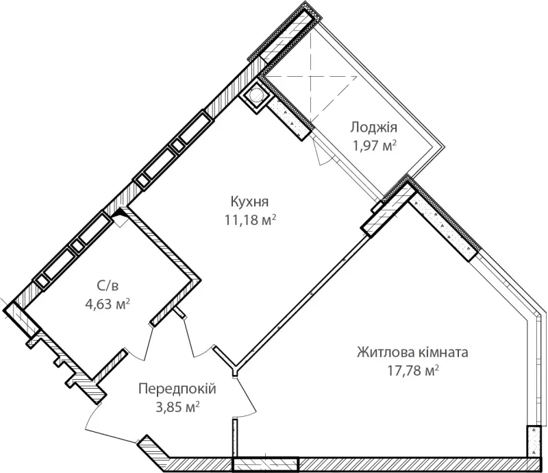 Купити 1-кімнатну квартиру в Ірпені