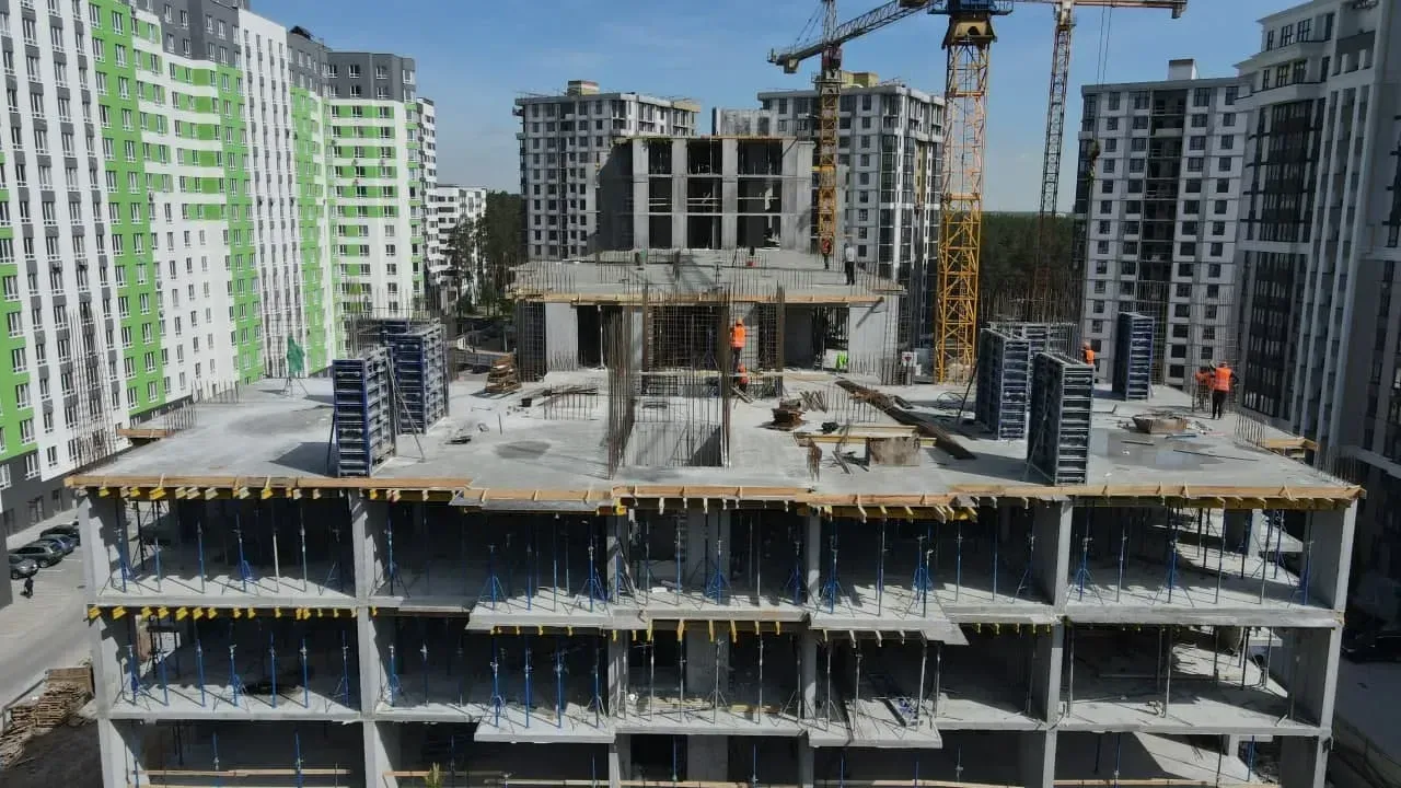Готовність моноліту — до 75%! Публікуємо підсумки будівництва ЖК Сіті Парк II черга за травень - 7