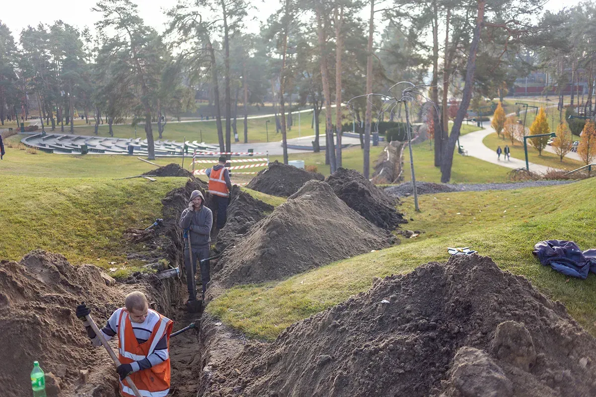 Прогрес влаштування електромереж до ЖК City Park та ЖК Green Side за тиждень - 7