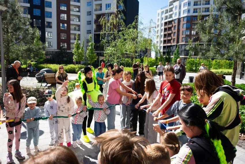 В Ірпені в дворах будинків ЖК «Синергії» провели активності до Дня захисту дітей - 2