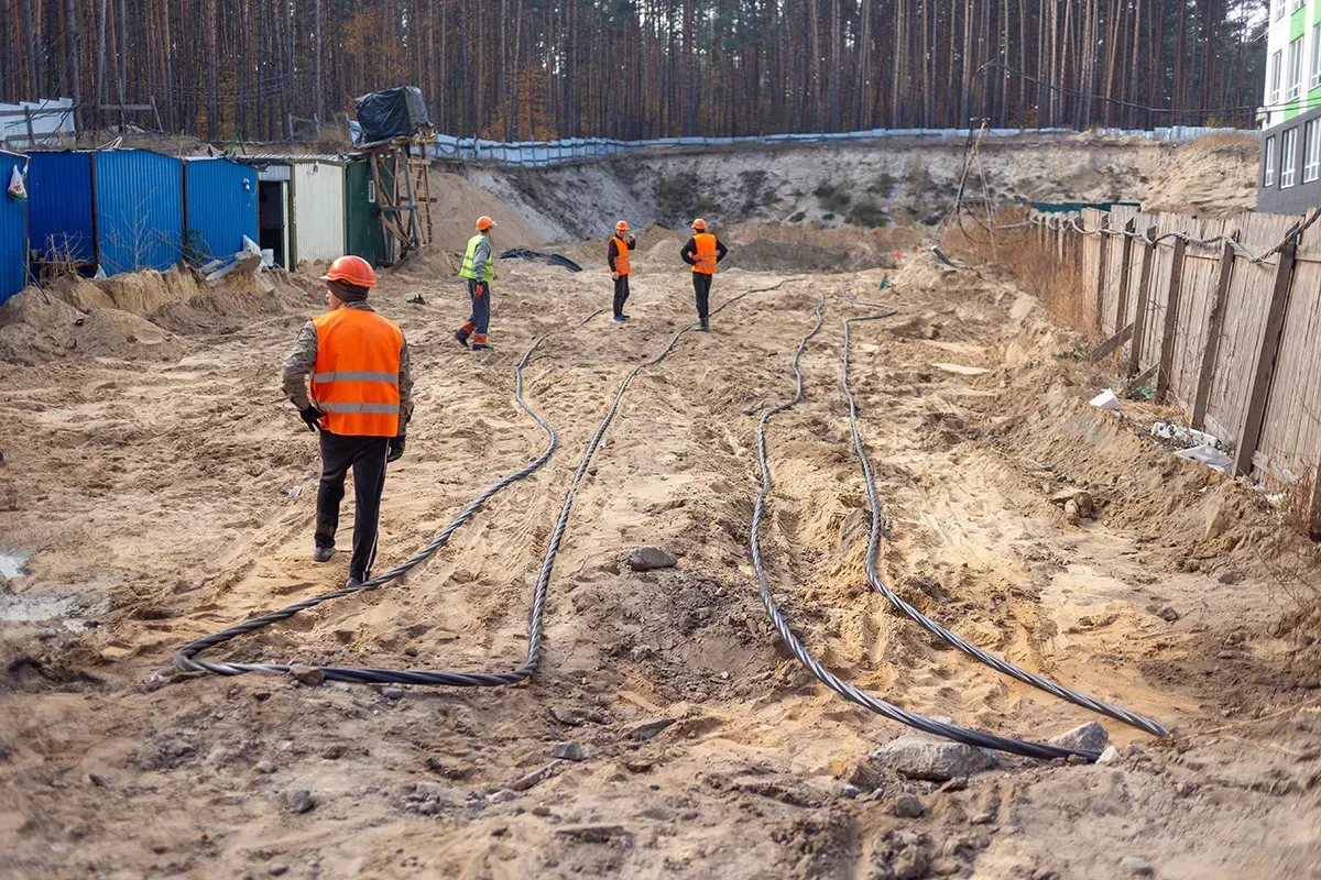 Прогрес влаштування електромереж до ЖК City Park та ЖК Green Side за тиждень - 23