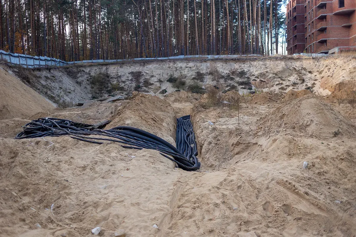 Прогрес влаштування електромереж до ЖК City Park та ЖК Green Side за тиждень - 21