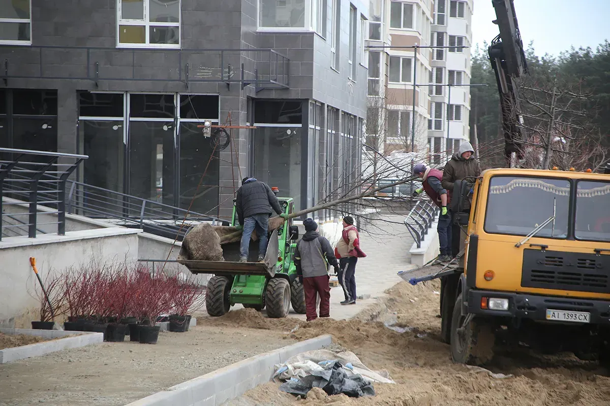 Продовжуємо влаштовувати благоустрій внутрішнього двору ЖК Green Side - 4