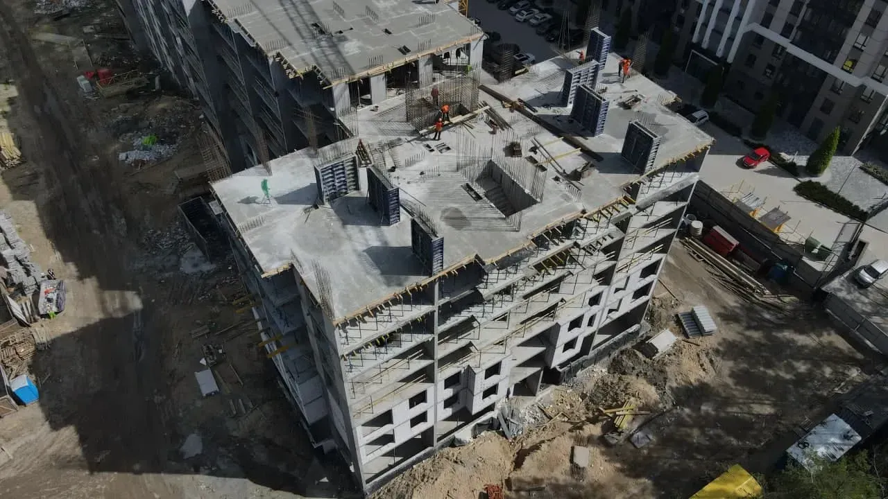 Готовність моноліту — до 75%! Публікуємо підсумки будівництва ЖК Сіті Парк II черга за травень - 1