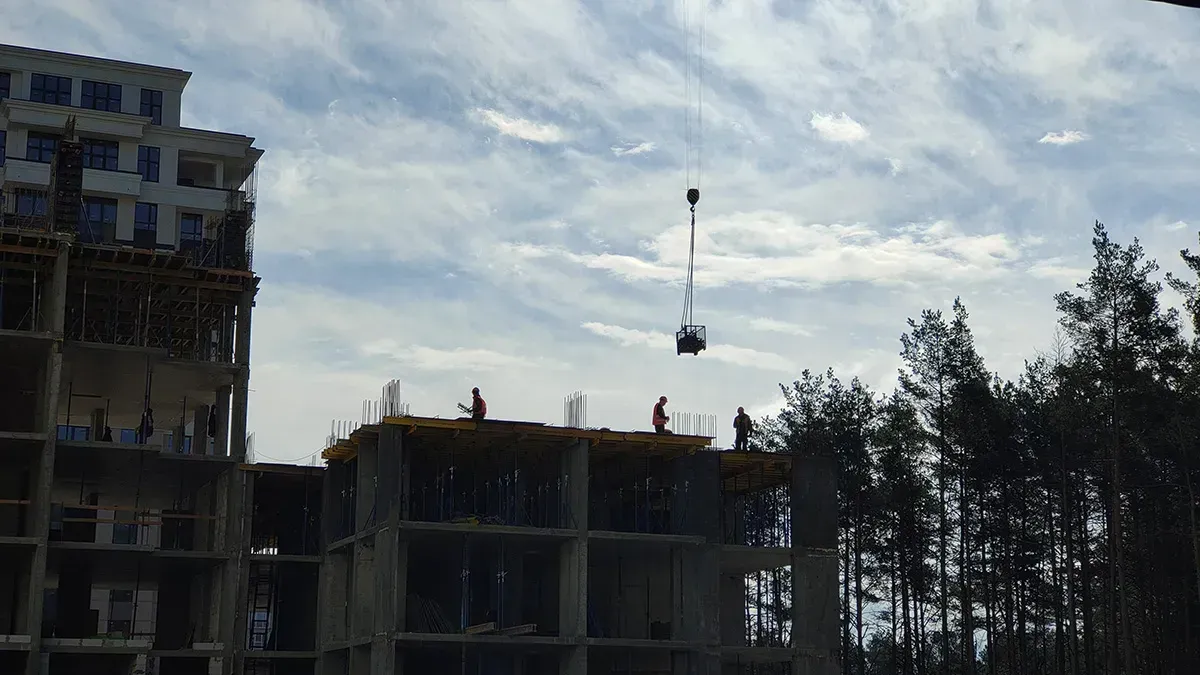 Готовність моноліту — до 60%. В другій черзі ЖК City Park продовжуються монолітні роботи - 2