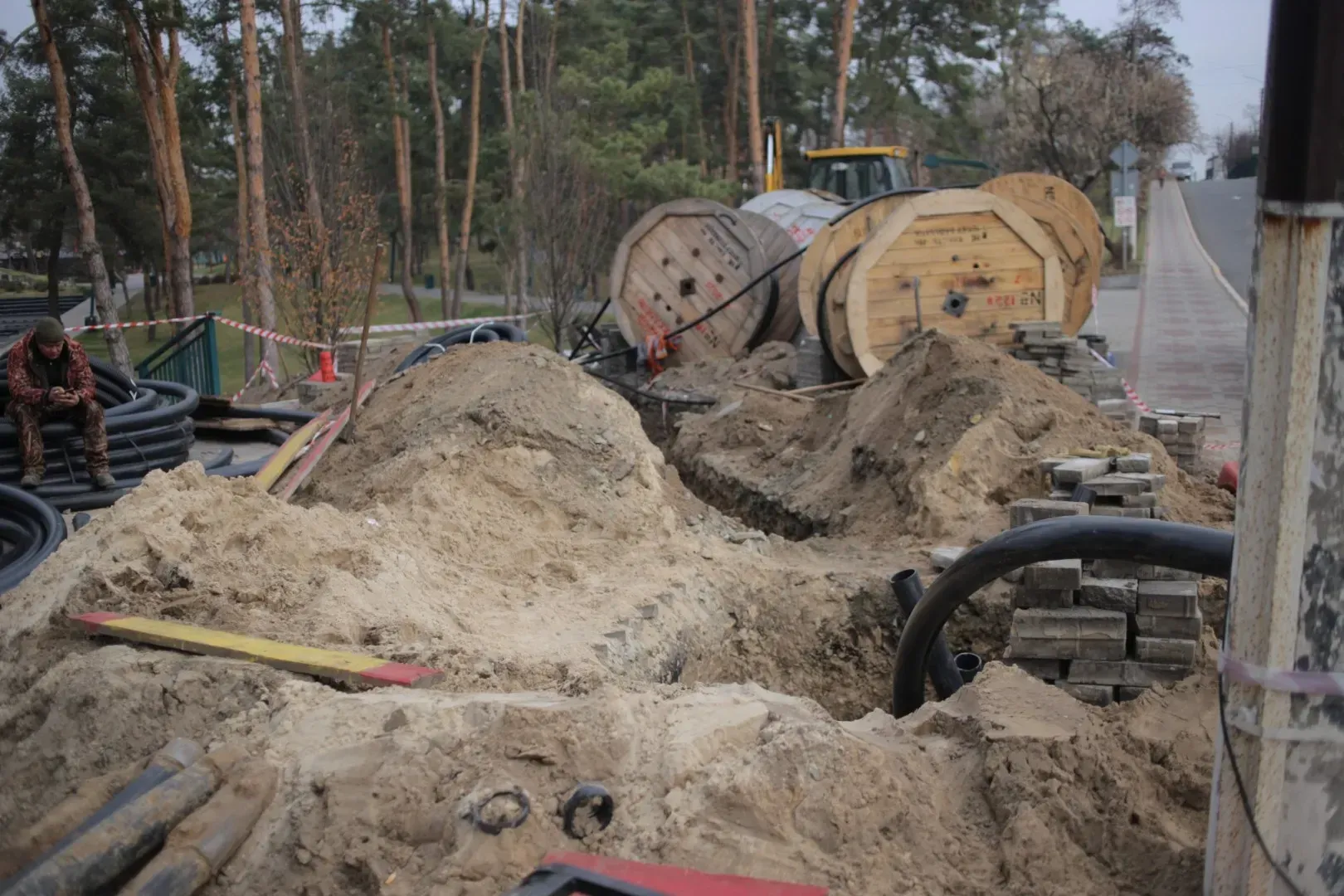 Прогрес влашутвання елетромереж до ЖК City Park та ЖК Green Side за тиждень - 3