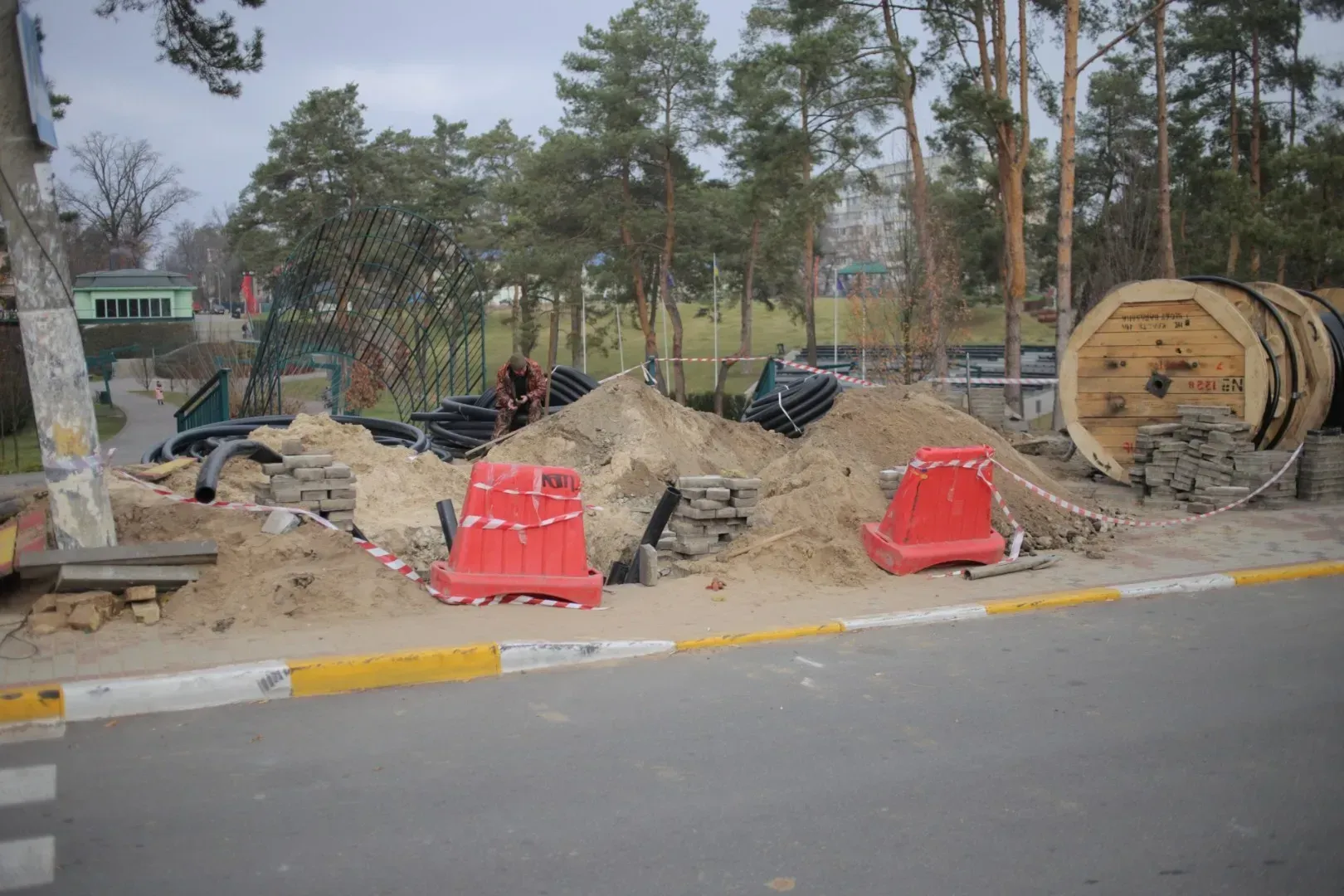 Прогрес влашутвання елетромереж до ЖК City Park та ЖК Green Side за тиждень - 4
